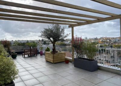 Aménagement d’un toit-terrasse à Saint-Herblain